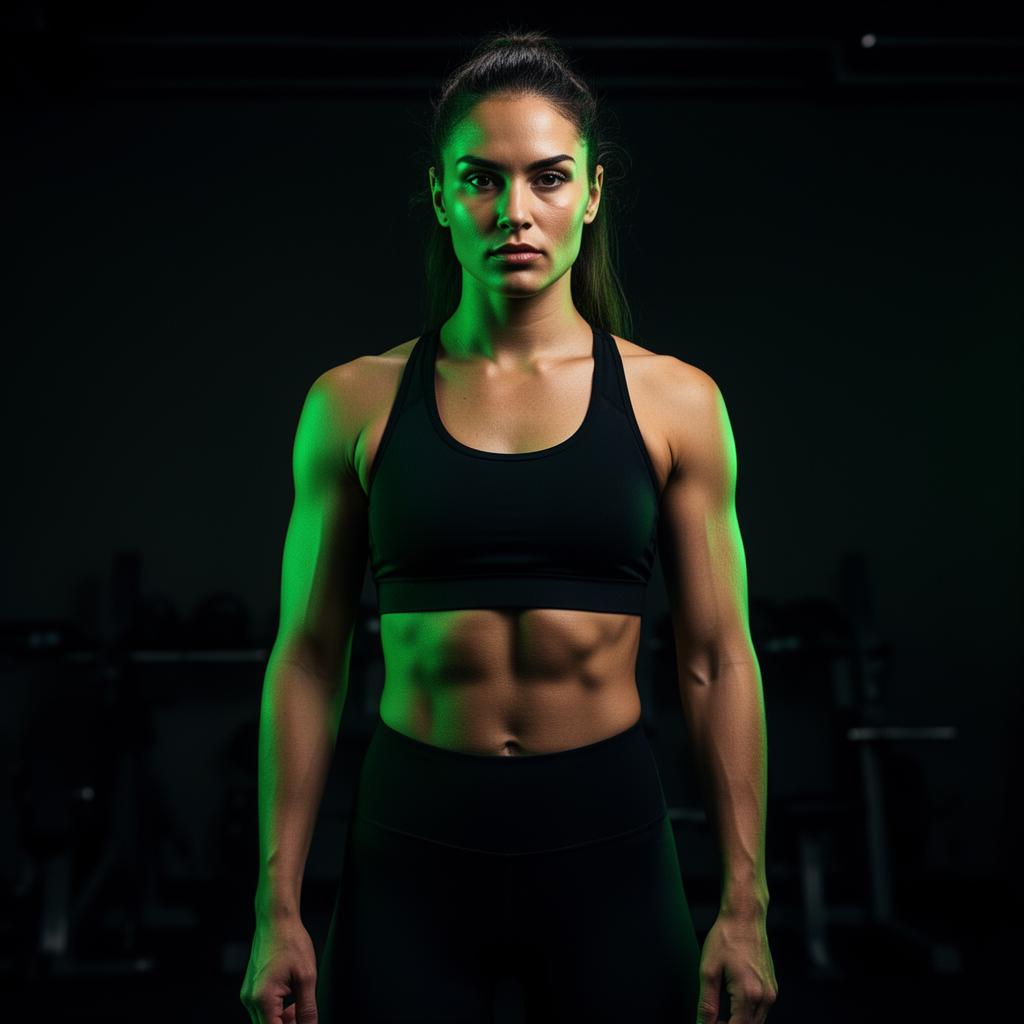 Elite athlete portrait